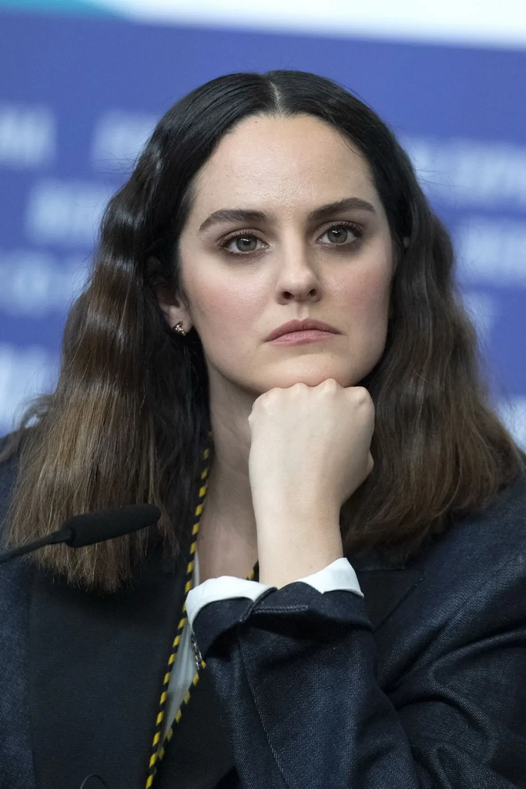 NOEMIE MERLANT AT PRESS CONFERENCE AT THE 2022 BERLIN INTERNATIONAL FILM FESTIVAL